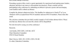 Call for Abstract for Poster Presenters at Annual Conference